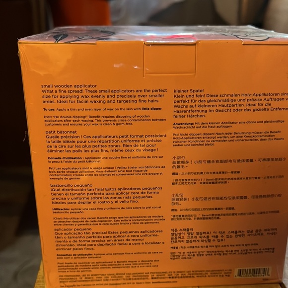 Benefit Little Dipper Small 1,000 piece Wooden Applicators NEW SEALED! - Picture 2 of 3